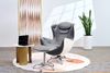 Happy Home Relaxsessel Elektrischer Massagesessel mit Hocker 110 x 68 x 110 cm - Grau Bild 4