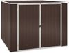 vidaXL Gerätehaus Braun 195x198x159 cm Verzinkter Stahl 46256 Bild 2