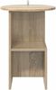 vidaXL Beistelltisch Sonoma-Eiche Ø 39,5 x 55 cm Holzwerkstoff 8001039 Bild 4