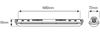 LED line PRIME LINKER tri-proof Leuchte 55W | IP65 Schutzart | 4000K Neutralweißem Licht | 8250lm, Weiß, 148 cm Bild 4