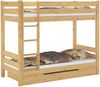 Erst-Holz Etagenbett Kiefer natur 90x200 Bild 2