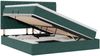 vidaXL Aufbewahrungsbett mit Matratze Dunkelgrün 180 x 200 cm Samt 3372108 Bild 2