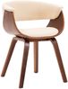 vidaXL Esszimmerstühle 4 Stk. Creme Bugholz und Kunstleder [278725] Bild 3