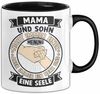 Trendation Tasse Mama Und Sohn Tasse Geschenk Muttertag Geschenkidee Von Sohn An Mutter Bild 1