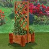 Rosenbogen Pflanzkübel Pergola Spalier Rankhilfe Blumenkübel Torbogen Holz Bild 5
