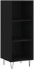 vidaXL Sideboard Schwarz 34,5x32,5x90 cm Holzwerkstoff 828725 Bild 2