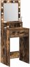 vidaXL Schminktisch Geräucherte Eiche 50 x 41 x 135 cm Holzwerkstoff 865095 Bild 3
