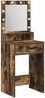vidaXL Schminktisch Geräucherte Eiche 50 x 41 x 135 cm Holzwerkstoff 865095 Bild 2