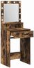 vidaXL Schminktisch Geräucherte Eiche 50 x 41 x 135 cm Holzwerkstoff 865095 Bild 4