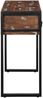 Konsolentisch, Beistelltisch, Konsole Mehrfarbig 100x35x75 cm Massivholz Altholz Bild 4