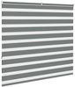 vidaXL Doppelrollo Dunkelgrau 155x150 cm Stoffbreite 150,9 cm Polyester 4014142 Bild 4