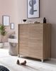 Schuhschrank WL5.713 Holz Sonoma 100x108x37,5 cm Ablage Hoch, Design Schuhstä... Bild 5
