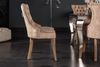 Edler Stuhl MODAN light-brown Samt mit Komfortgriff Landhaus Bild 4