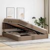vidaXL Aufbewahrungsbett mit Matratze Cappuccino 180 x 200 cm 3370408 Bild 4