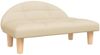 vidaXL Hundebett Dunkelgrau 70x52x30 cm Stoff, Creme Bild 2