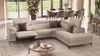Sofanella Eckcouch LIVORNO Stoffsofa Wohnlandschaft Big Sofa in Hellgrau Bild 5