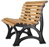 PROREGAL® Gartenbank JAMAIKA aus Kunststoff Parkbank Sitzbank Garten Balkon Terrasse Bild 4