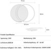 ZMH LED Deckenleuchte Dimmbar Fernbedienung Deckenlampe 35W Modern Flach Rund 41CM Bild 5