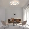 ZMH LED Deckenleuchte Dimmbar Fernbedienung Deckenlampe 35W Modern Flach Rund 41CM Bild 2