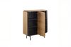 KAWOLA Highboard AVRIL 2 Türen Eiche braun 121 x 40 x 100 cm Bild 5