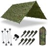yourGEAR Sonnensegel yourGEAR Bushcraft Tarp 4,3x4,3 Regendach Sonnensegel 5000mm Bild 2