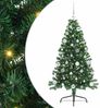 vidaXL Künstlicher vorbeleuchteter Weihnachtsbaum Grün 150 cm PVC 3397003 Bild 2