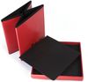 ECHTWERK Sitzwürfel, Storecube, Polsterhocker mit Stauraum, faltbare Aufbewahrungsbox, Fußhocker, klappbar, Funktion als Beistelltisch, abnehmbarer Deckel, Kunstleder, rot, circa 38 x 38 x 38 cm Bild 3