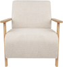 Sessel LESJA Stoff Helles Beige Bild 4