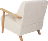 Sessel LESJA Stoff Helles Beige Bild 5