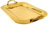 2er-Set Serviertabletts aus hochwertigem 18/10 Edelstahl – Funktionalität trifft auf Eleganz Motiv 1 Gold Bild 3
