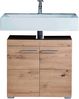 Trendteam 'Amanda' Waschbeckenunterschrank, Hochglanz, 56 x 34 x 60 cm, Asteiche Bild 3