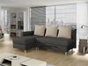 Ecksofa Tom, Seite: Links, Farbe: Suedine 4001 + Suedine 4001 + Suedine 1009 Bild 2
