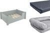 Gemütliches Tierbett für Katzen und Hunde 60x40 Kiefer grau V-30.32-G-60x40Rollrost inkl. Bild 2