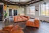 KAWOLA Sofa MIA Modulares Sofa 8-tlg. Lederfaserstoff cognac 72 x 120 x 418 cm Bild 4