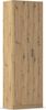 rauch Allrounder, Garderobenschrank, Mehrzweckschrank, 2-türig, mit 4 Einlegeböden, Farbe Eiche Artisan, BxHxT 69x210x41cm Bild 3