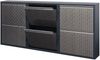 Schuhkipper >CLIP< (1stk) Metall / schwarz-anthrazit, montiert - 50x72x13,5 (BxHxT) Bild 4