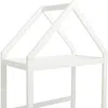 Vente-unique - VARLAINE Bett Holz, Platte Weiß - B 96,5 cm x H 187 cm x L 196,2 cm Bild 5