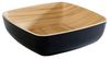 Schüssel Frida 0 85 l - 16 5x16 5x5 5 cm - Melamin - schwarz/holzoptik - 6 Stk/Pack Bild 1