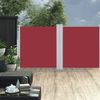 vidaXL Ausziehbare Seitenmarkise Rot 100 x 600 cm 48447 Bild 3