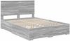 vidaXL Bettrahmen Graues Sonoma 150 x 200 cm Holzwerkstoff 3409638 Bild 4