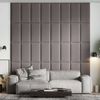 softwalls Kopfteil Wandkissen Velour - Kopfteil Bett - Polster, Dunkelgrau - 60x30, (1 St, 5 (sehr gut), Schalldämmend Bild 3