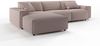 KAWOLA Sofa RANI Ecksofa Cord rosa Recamiere links 71 x 189 x 299 cm Bild 4