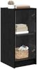 vidaXL Sideboard Schwarz Eichen-Optik 35 x 37 x 76 cm Holzwerkstoff 882897 Bild 3