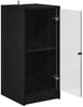 vidaXL Sideboard Schwarz Eichen-Optik 35 x 37 x 76 cm Holzwerkstoff 882897 Bild 5