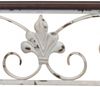 Metall Wandkonsole/Wandregal im Landhaus-Stil, 60cm weiß Bild 2