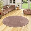 Snapstyle Veloursteppich Hochflor Velours Teppich Luna Rund, Rund, Höhe: 16 mm Bild 5