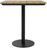 Vente-unique - LYLIOS Garden dining set Metall Schwarz - B 70 cm x H 75 cm x L 70 cm Bild 3