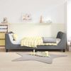 vidaXL Kinderbettgestell mit Kopfteil Dunkelgrau 90 x 190 cm Samt 42010878 Bild 3
