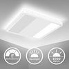 B.K.Licht Deckenleuchte LED Decken-Panel 293x293x28mm dimmbar Backlight Ultra-flach - BKL1311, Dimmfunktion, LED fest integriert, 4000K - Neutralweiß, Deckenlampe 18W 2400lm Memory-Funktion 4000K neutralweiß - Farbe: Weiß Bild 3
