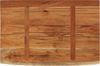 vidaXL Wandregal 50x30x2,5 cm Rechteckig Massivholz Akazie Baumkante 370235 Bild 5